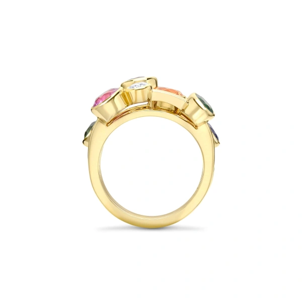 Boodles Raindance Rainbow Yellow Gold Ring | Fine Rings | Coveti