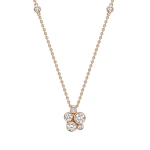 Boodles Raindance Rose Gold Cluster Pendant | Fine Necklaces | Coveti
