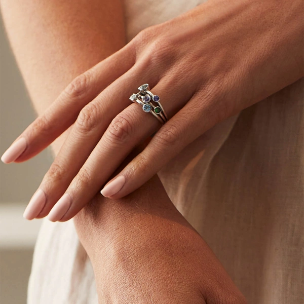 Boodles Raindance Watercolour White Gold Ring | Fine Rings | Coveti