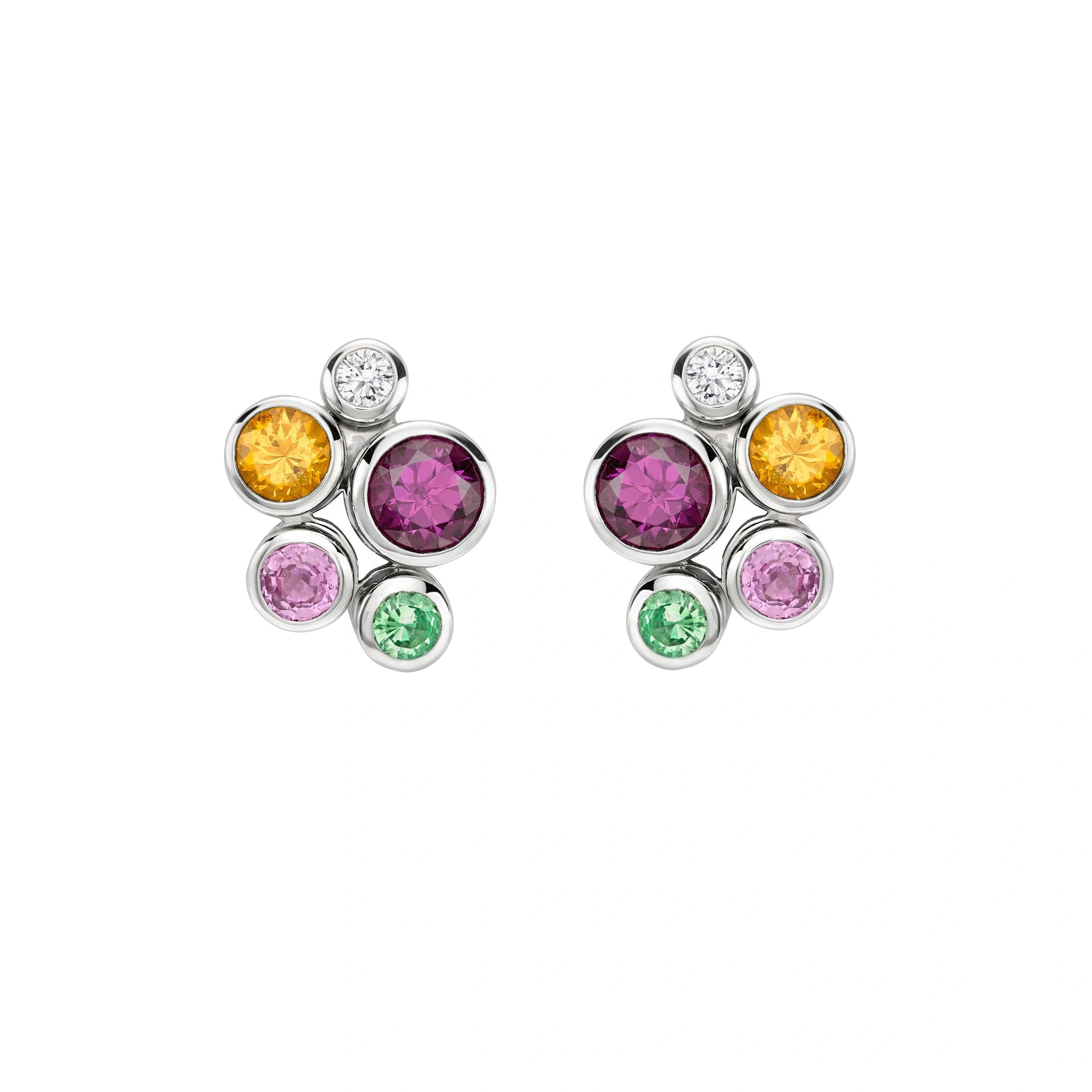 Boodles Raindance White Gold Rainbow Watercolour Earrings Boodles Raindance White Gold Rainbow Watercolour Earrings | Fine Earrings | Coveti
