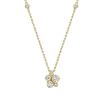Boodles Raindance Yellow Gold Cluster Pendant | Fine Necklaces | Coveti