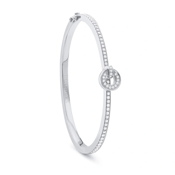 Boodles Roulette Flip Diamond Bangle | Fine Bracelets | Coveti