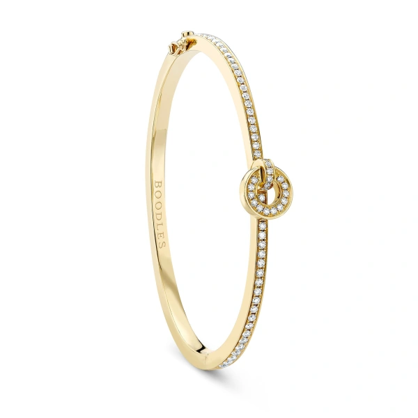 Boodles Roulette Flip Diamond Bangle | Fine Bracelets | Coveti