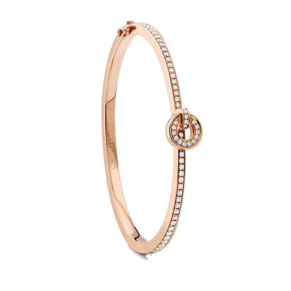 Boodles Roulette Flip Diamond Bangle | Fine Bracelets | Coveti