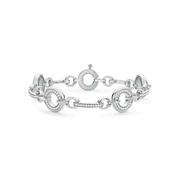 Boodles Roulette Medium Classic Diamond Bracelet | Fine Bracelets | Coveti