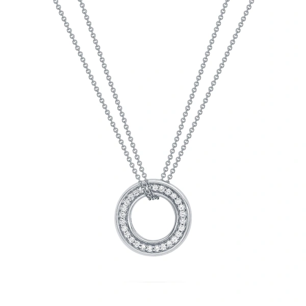 Boodles Roulette Medium Diamond Pendant | Fine Necklaces | Coveti