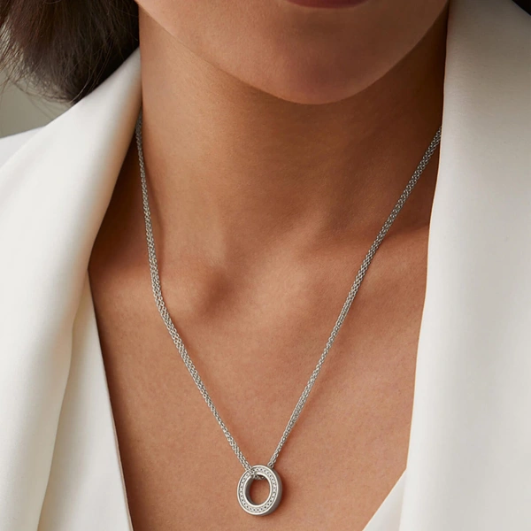 Boodles Roulette Small Diamond Pendant | Fine Necklaces | Coveti