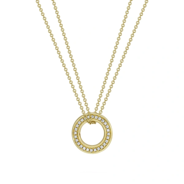 Boodles Roulette Small Diamond Pendant | Fine Necklaces | Coveti