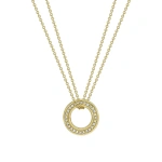 Boodles Roulette Small Yellow Gold Diamond Pendant | Fine Necklaces | Coveti