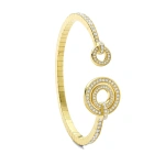 Boodles Roulette Yellow Gold Bangle | Fine Bracelets | Coveti