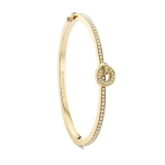 Boodles Roulette Yellow Gold Diamond Bangle | Fine Bracelets | Coveti