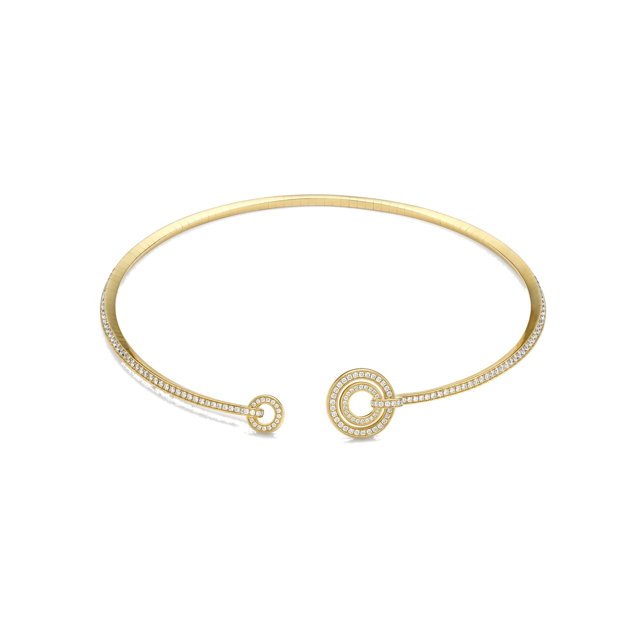 Boodles Roulette Yellow Gold Diamond Collar Boodles Roulette Yellow Gold Diamond Collar | Fine Necklaces | Coveti