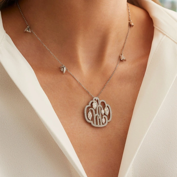 Boodles Secret Garden Diamond Platinum Pendant | Fine Necklaces | Coveti