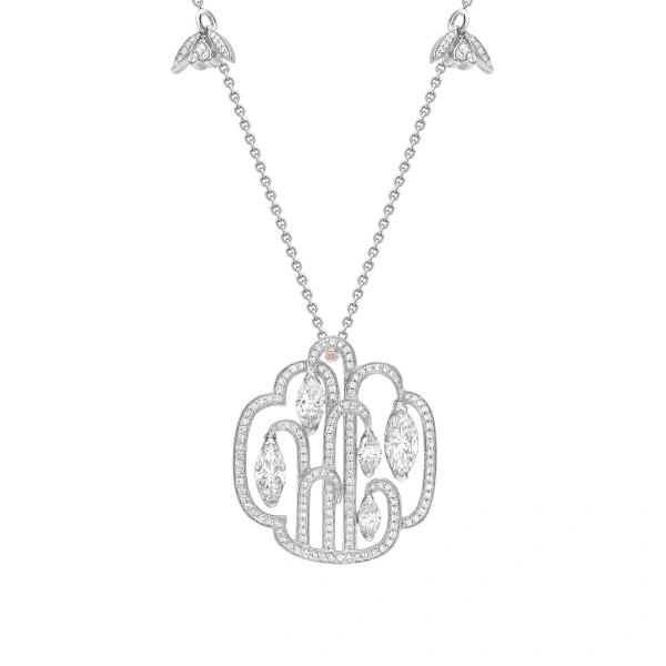 Boodles Secret Garden Diamond Platinum Pendant | Fine Necklaces | Coveti