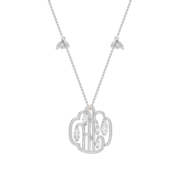 Secret Garden Diamond Platinum Pendant