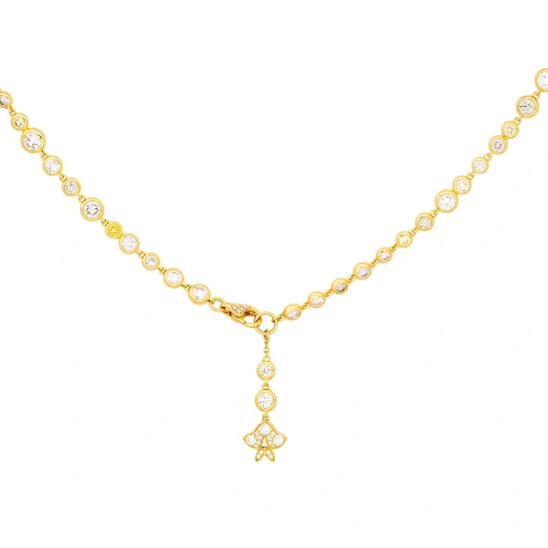 Boodles Secret Garden Laburnum Long Yellow Gold Necklace | Fine Necklaces | Coveti