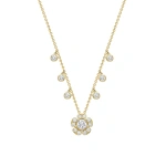 Boodles Secret Garden Medium Yellow Gold Diamond Pendant | Fine Necklaces | Coveti