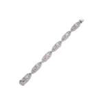 Boodles Secret Garden New Beginnings Pink and White Diamond Bracelet | Fine Bracelets | Coveti