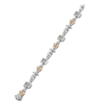 Boodles Secret Garden Pink and White Diamond Bracelet | Fine Bracelets | Coveti