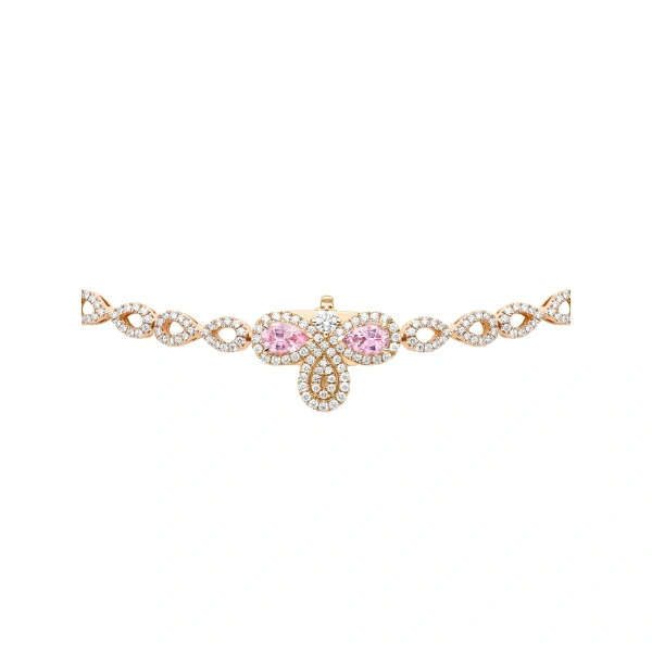 Boodles Secret Garden Spinel Diamond Rose Gold Necklace | Fine Necklaces | Coveti
