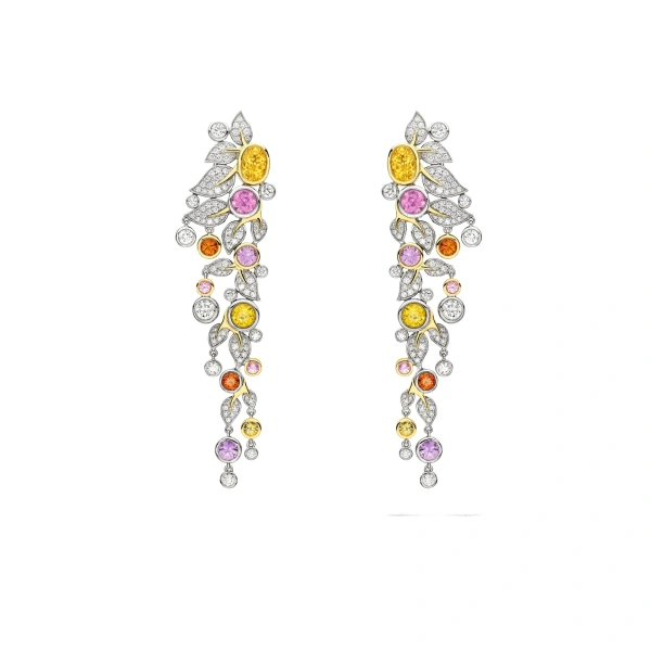 Boodles Secret Garden Verdure Sapphire and Diamond Earrings | Fine Earrings | Coveti