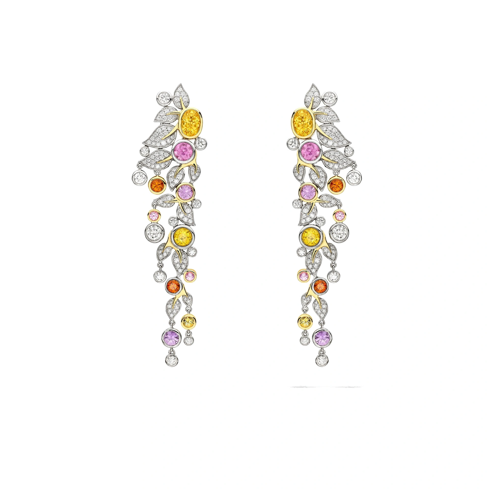 Boodles Secret Garden Verdure Sapphire and Diamond Earrings Boodles Secret Garden Verdure Sapphire and Diamond Earrings | Fine Earrings | Coveti
