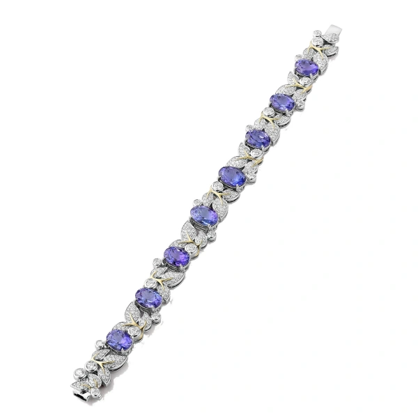 Boodles Secret Garden Verdure Tanzanite Diamond Bracelet | Fine Bracelets | Coveti