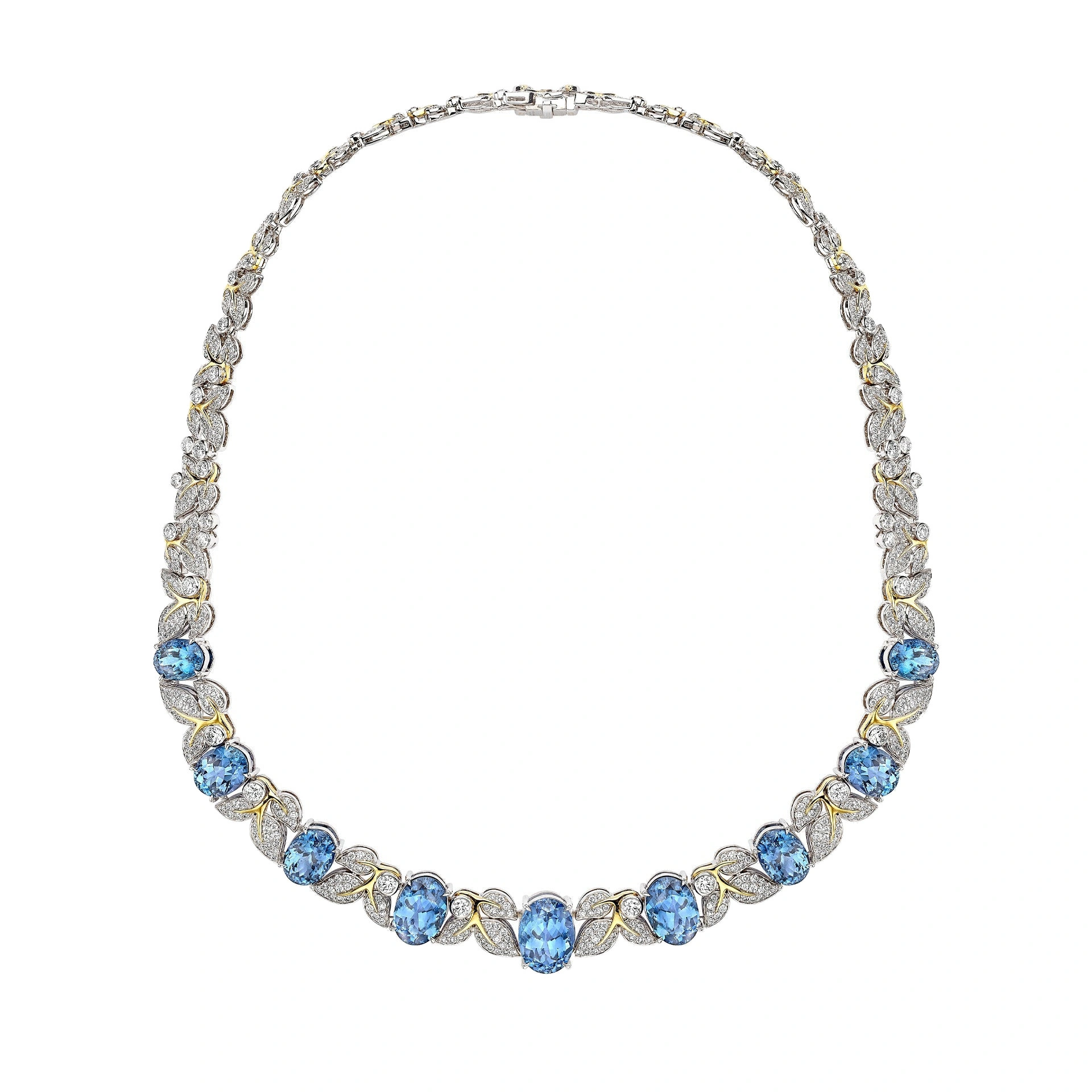 Boodles Secret Garden Verdure Tanzanite and Diamond Necklace Boodles Secret Garden Verdure Tanzanite and Diamond Necklace | Fine Necklaces | Coveti