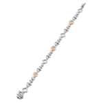 Boodles Secret Garden Walled Garden Pink and White Diamond Bracelet | Fine Bracelets | Coveti