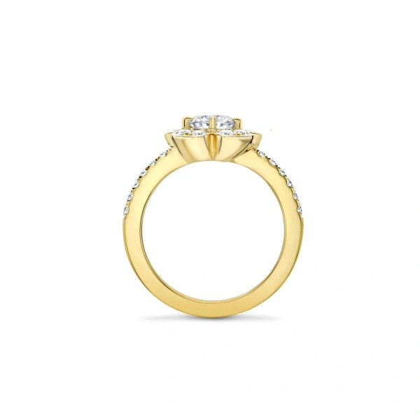 Boodles Secret Garden Yellow Gold Flower Ring | Fine Rings | Coveti