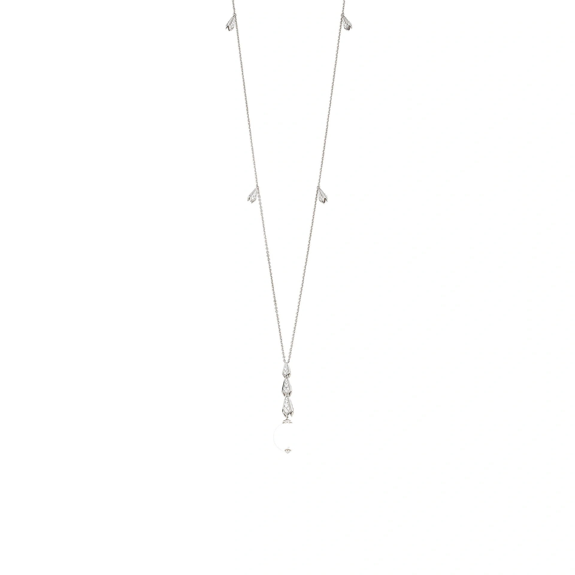 Boodles Snowdrop White Gold Pearl Pendant Boodles Snowdrop White Gold Pearl Pendant | Fine Necklaces | Coveti