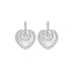 Boodles Sophie Mother of Pearl and Diamond Earrings | Fine Earrings | Coveti