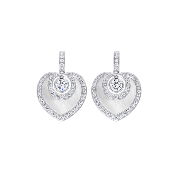 Boodles Sophie Mother of Pearl and Diamond Earrings | Fine Earrings | Coveti