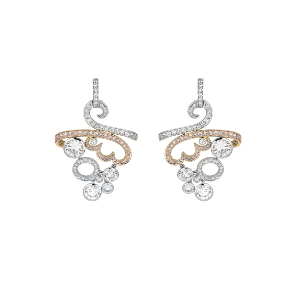 Tapestry Pink Diamond Earrings