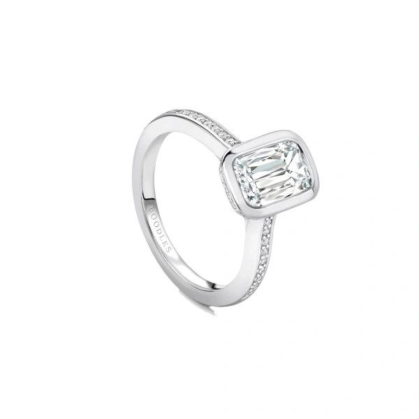 Boodles The Boodles Ashoka Diamond Platinum Engagement Ring | Fine Rings | Coveti