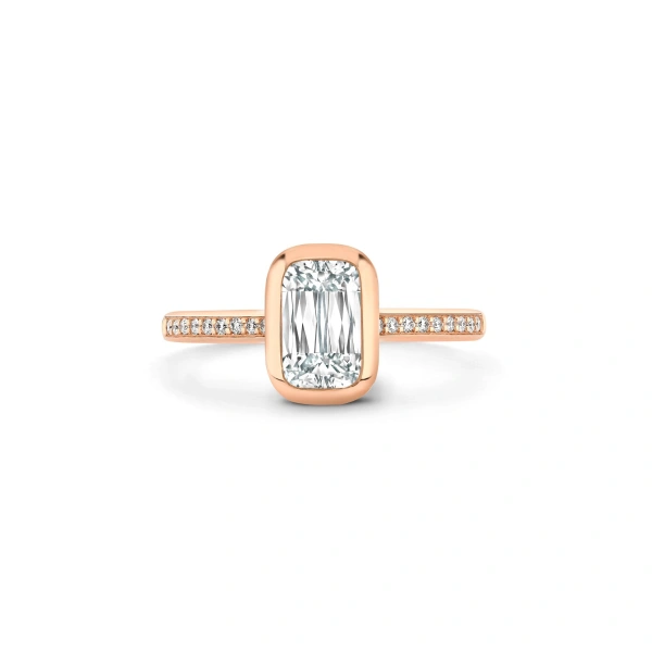 Boodles The Boodles Ashoka Diamond Rose Gold Engagement Ring | Fine Rings | Coveti