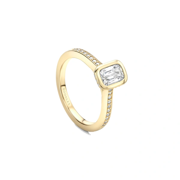 Boodles The Boodles Ashoka Diamond Yellow Gold Engagement Ring | Fine Rings | Coveti