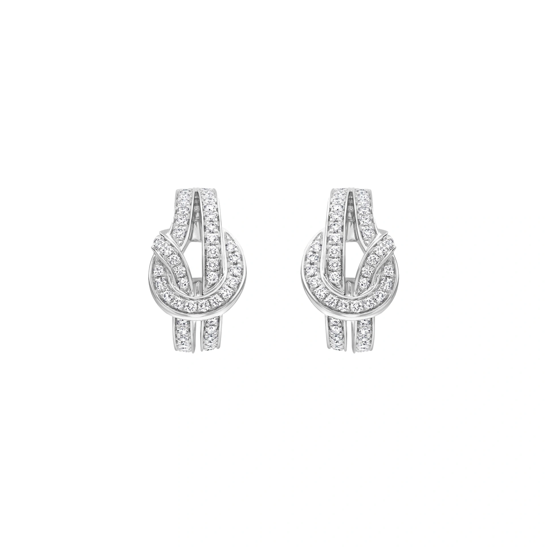 Boodles The Knot White Gold Diamond Earrings Boodles The Knot White Gold Diamond Earrings | Fine Earrings | Coveti