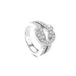 Boodles The Knot White Gold Diamond Ring | Fine Rings | Coveti