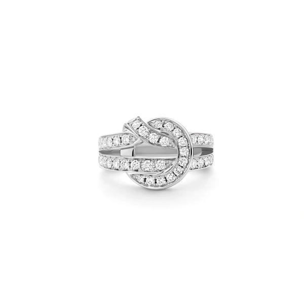 Boodles The Knot White Gold Diamond Ring | Fine Rings | Coveti