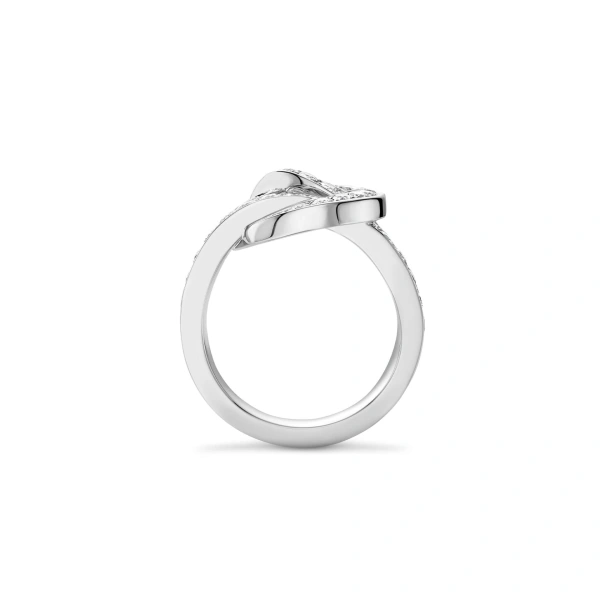 Boodles The Knot White Gold Diamond Ring | Fine Rings | Coveti