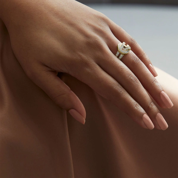 Boodles The Knot Yellow Gold Diamond Ring | Fine Rings | Coveti