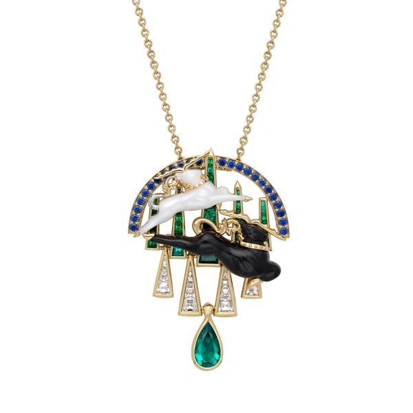 Boodles The Palace Collection After Dark Yale Pendant | Fine Necklaces | Coveti