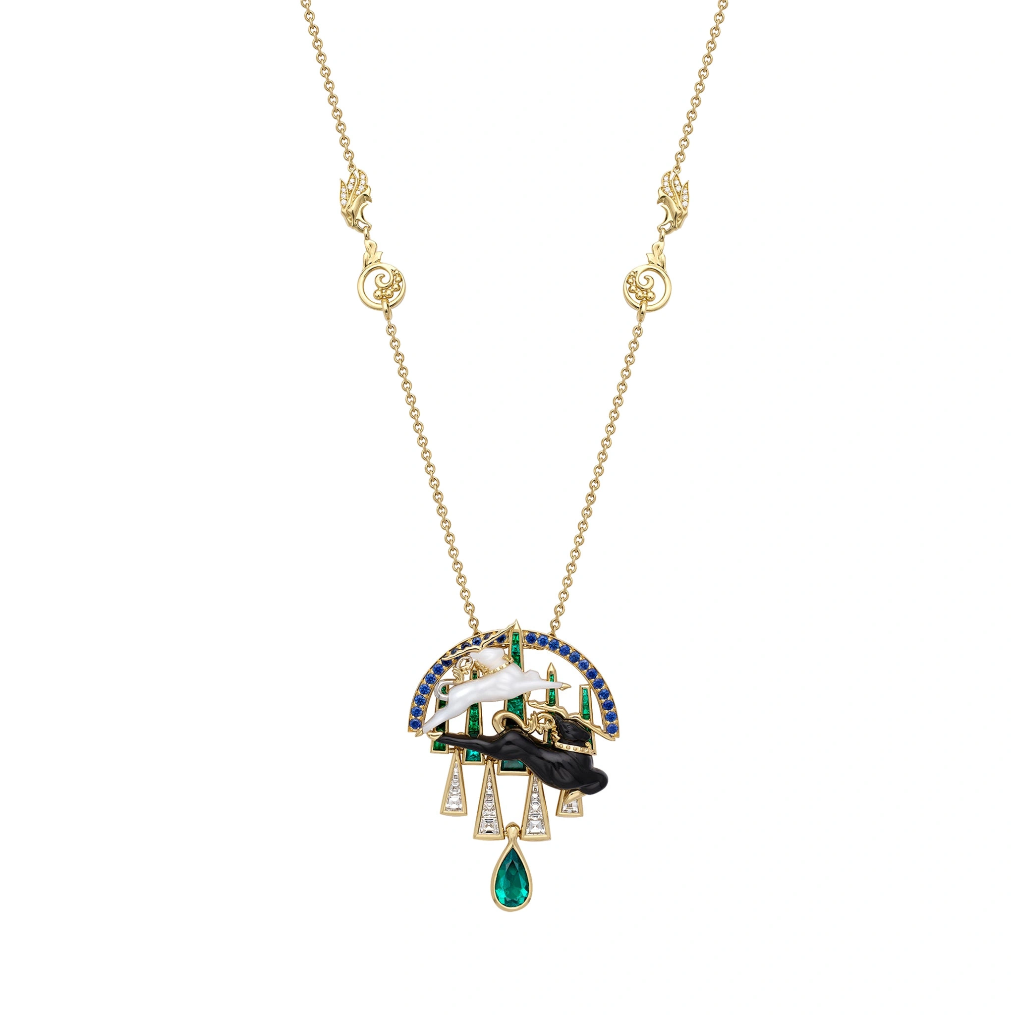Boodles The Palace Collection After Dark Yale Pendant Boodles The Palace Collection After Dark Yale Pendant | Fine Necklaces | Coveti
