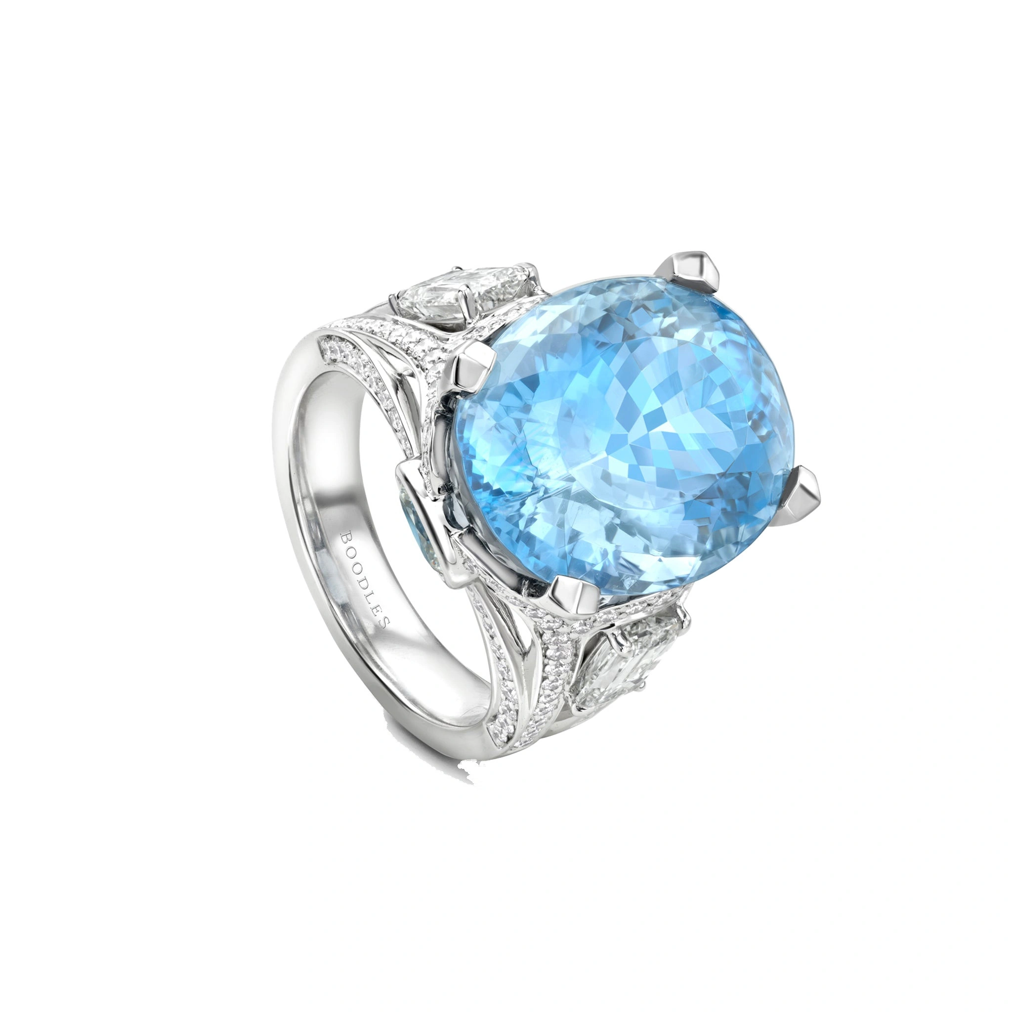 Boodles The Palace Collection Lady Alice's Temple Aquamarine Ring Boodles The Palace Collection Lady Alice's Temple Aquamarine Ring | Fine Rings | Coveti