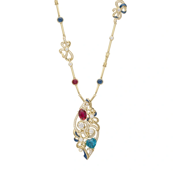 Boodles The Palace Collection Presence Chamber Long Pendant | Fine Necklaces | Coveti