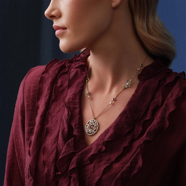 Boodles The Palace Collection Presence Chamber Ruby Pendant | Fine Necklaces | Coveti