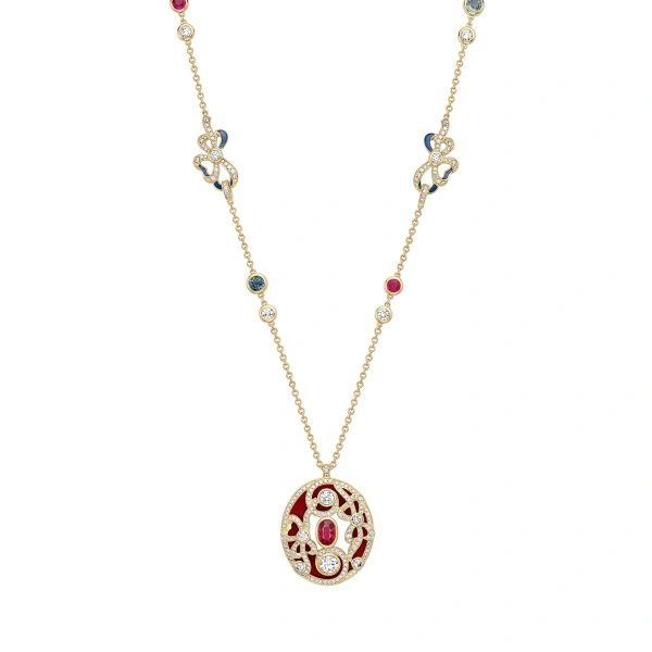 Boodles The Palace Collection Presence Chamber Ruby Pendant | Fine Necklaces | Coveti