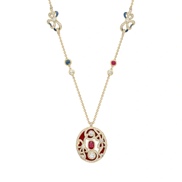 Boodles The Palace Collection Presence Chamber Ruby Pendant | Fine Necklaces | Coveti