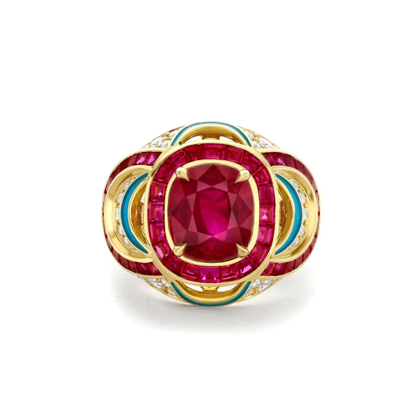 Boodles The Palace Collection Presence Chamber Ruby Ring | Fine Rings | Coveti